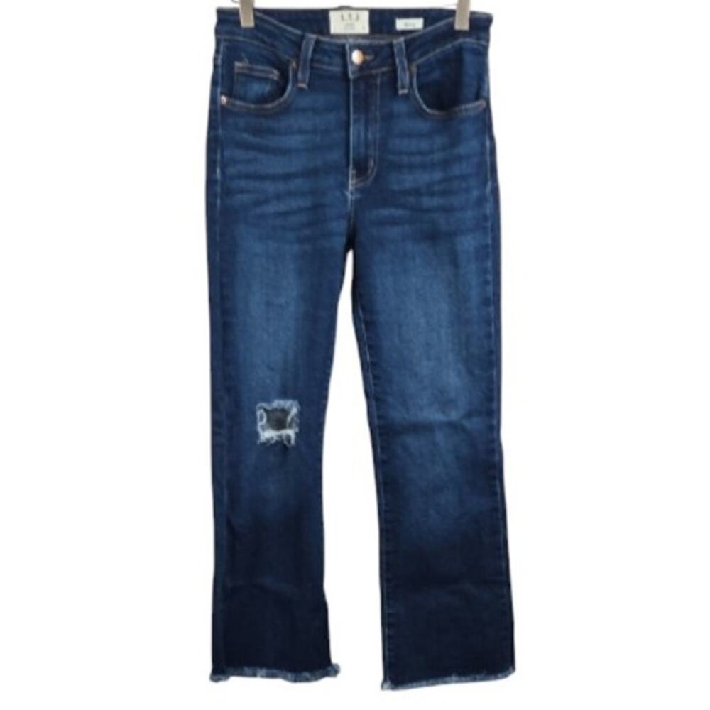 L.T.J. Letters To Juliet Sicily Cropped Kick Flare Jean Size 27